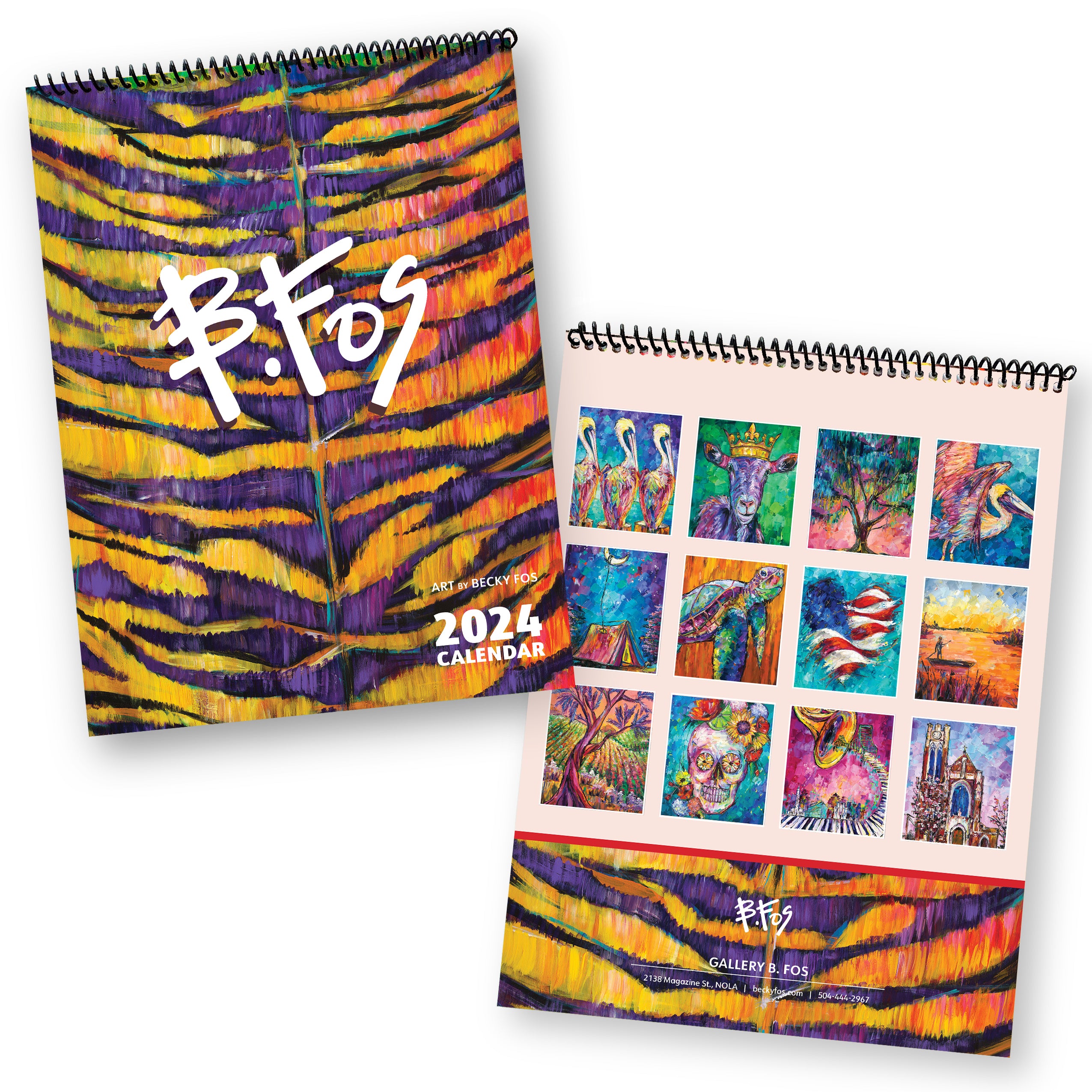 2024 B.Fos Calendar Becky Fos