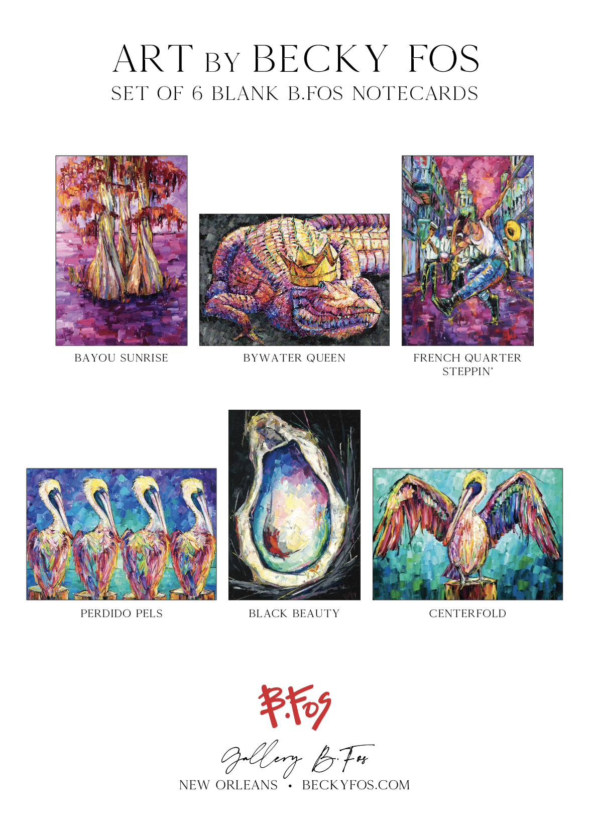 B.Fos Notecards