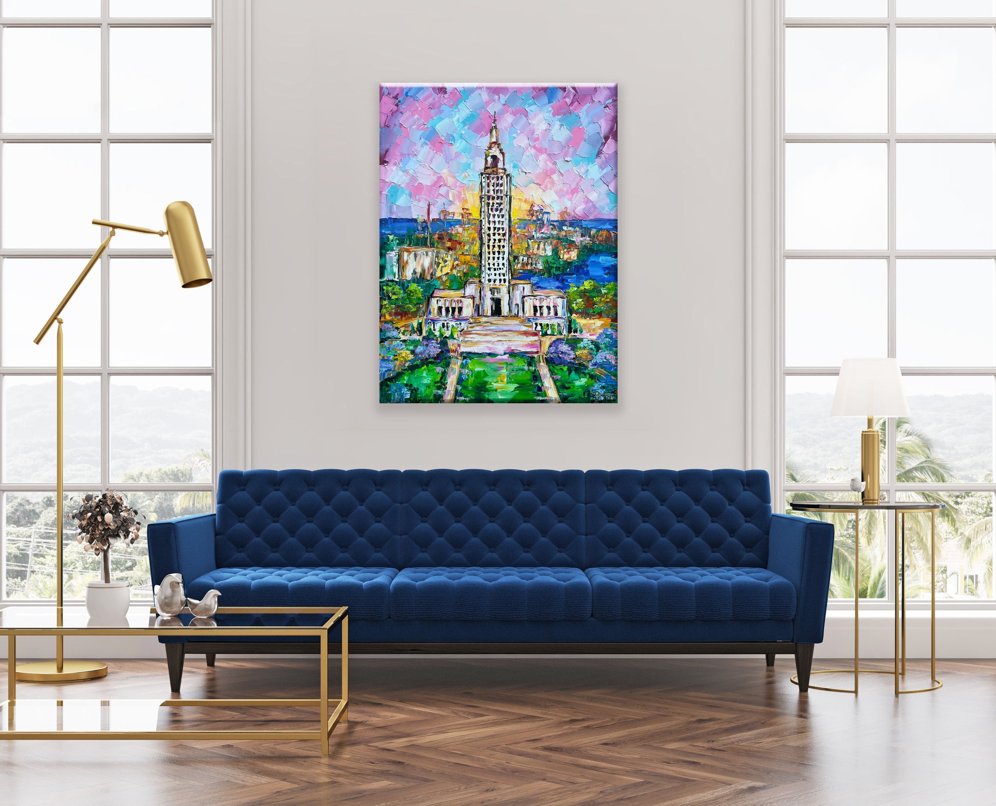 アート・デザイン・音楽 Louisiana - Billedreportage - Pictorial Louisiana Art Print - Louisiana Creatures Playing Jazz