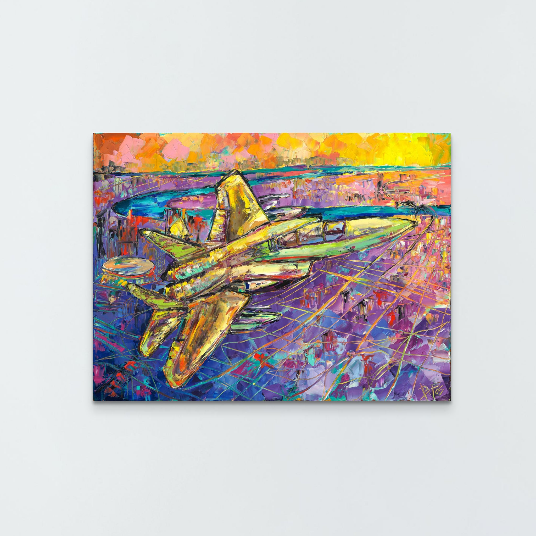 ■　画家本人出品 BU-ZONE 2022　F4号　■ Nola Tour – Becky Fos