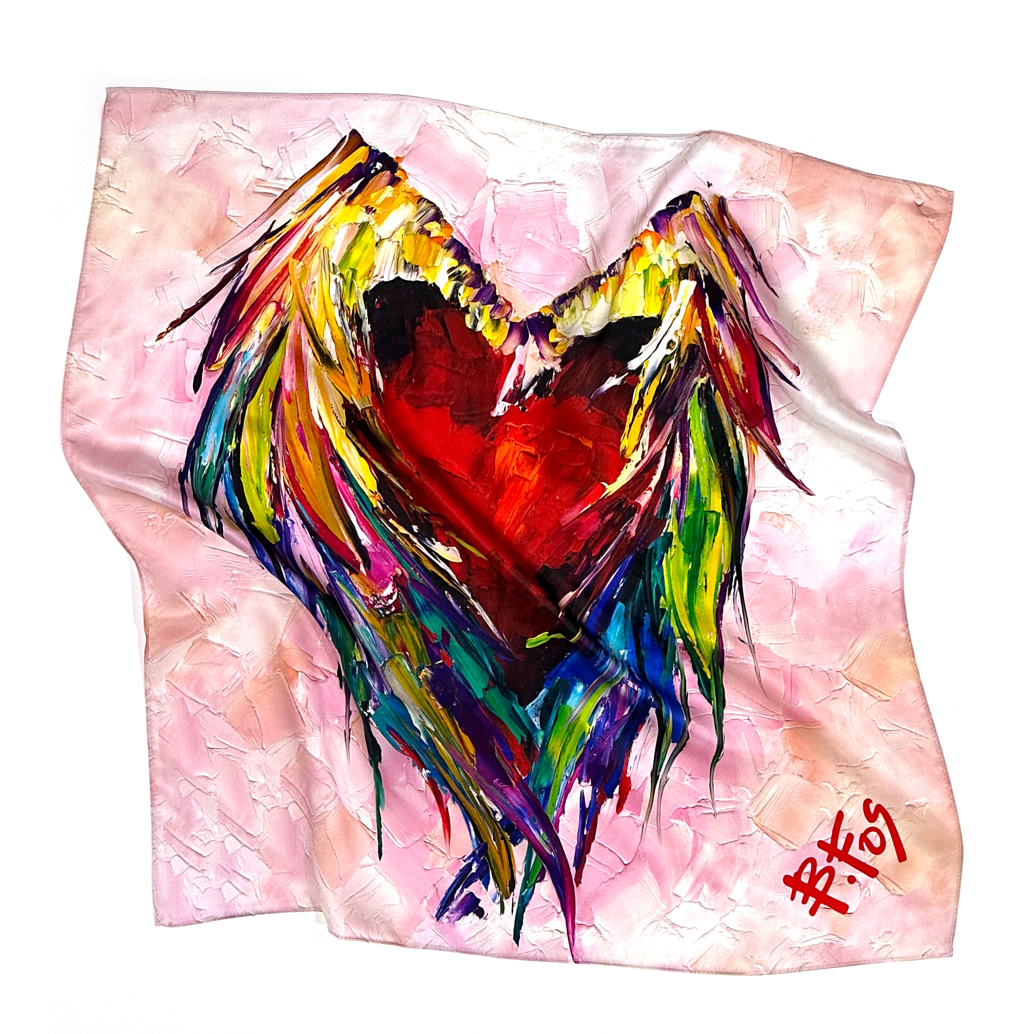 Heart Felt Silk Scarf