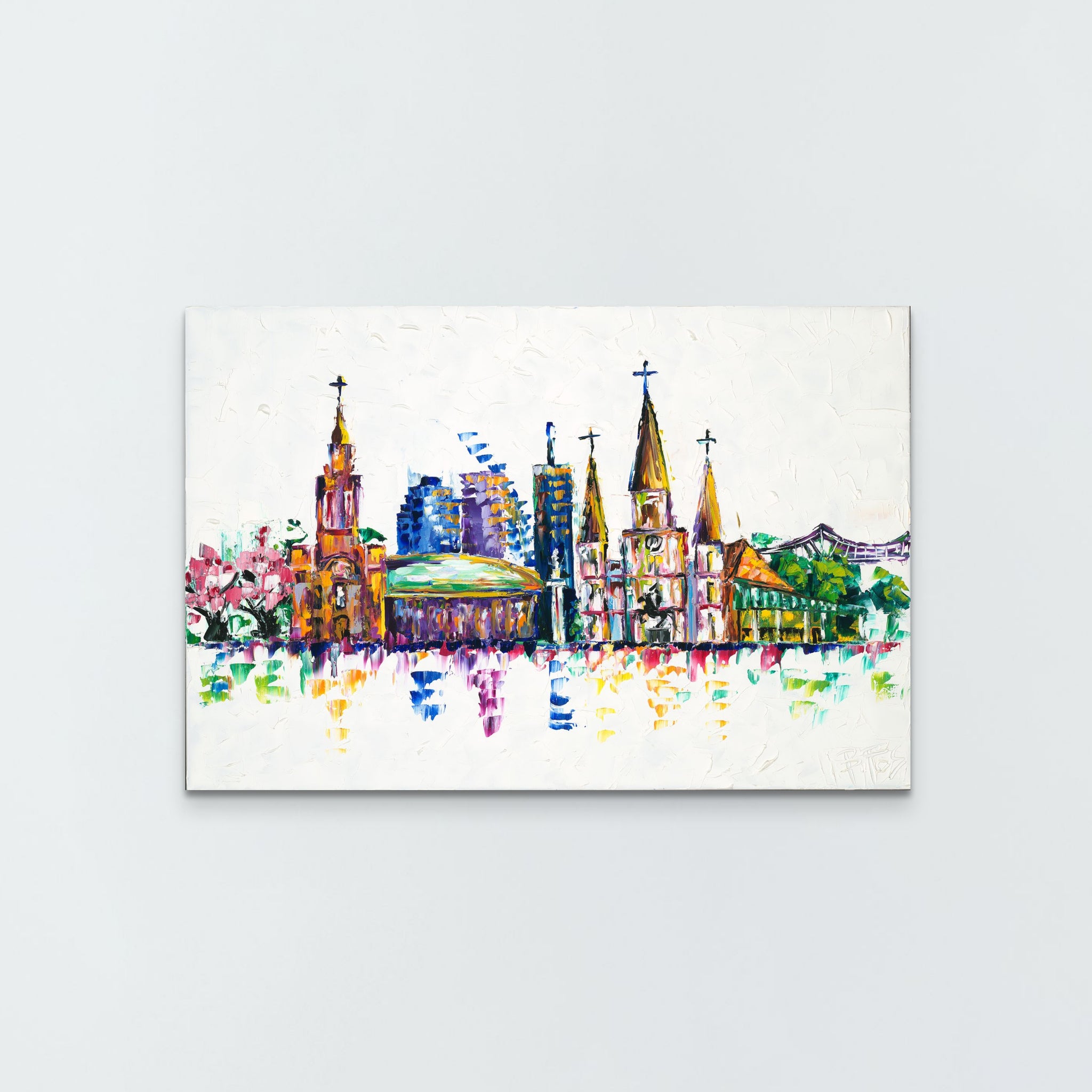 ■　画家本人出品 BU-ZONE 2022　F4号 b　■ Hometown Feelings – Becky Fos